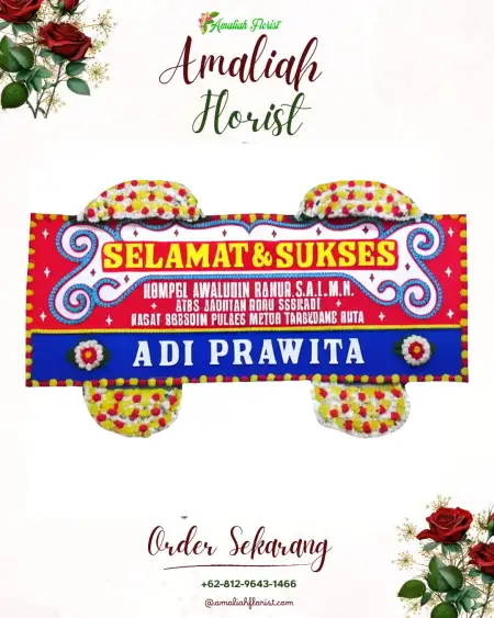 Papan Bunga Ucapan Selamat Wanamekar